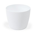 КРЫШКА-ПЕРЕМЫЧКА МАГНОЛИЯ, диаметр. Ламель 14 СМ МАТОВО-БЕЛАЯ