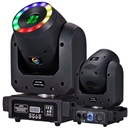 GŁOWICA RUCHOMA GŁOWA LED OŚWIETLENIE SCENICZNE SPOT 100W DMX RING LED