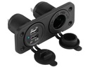 РОЗЕТКА ПРИЖИГАЛА ПАНЕЛЬ ЗАРЯДНОГО УСТРОЙСТВА 2x USB 12–24 В