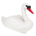 ŁABĘDŹ PLASTIK FIGURA PŁYWAJĄCA ŁABĘDZIA FIGURKA DO STAWU OCZKA OZDOBA