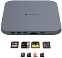 Концентратор MC25 7 в 1 USB M.2 SSD SATA 2,5 дюйма Mac Mini 2018-20 M1 M2 Устройство чтения карт SD