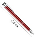 ОРИГИНАЛЬНЫЙ НАБОР ДЛЯ ПИСАНИЯ ШАРИКОВАЯ РУЧКА КАРАНДАШ ИДЕАЛЬНЫЙ КРАСНЫЙ ПОДАРОК