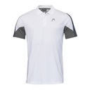 Мужская теннисная рубашка-поло HEAD Club 22 Tech Polo белый/темно-синий L