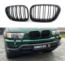РЕШІТКИ РЕШІТКА БАМПЕРА ЧОРНИЙ БЛИСК DO BMW X5 E53 ПЕРЕД РЕСТАЙЛОМ 1999-2003  (18176259062) фото min 14