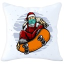 ДЕКОРАТИВНАЯ НАВУШКА 40х40 РОЖДЕСТВЕНСКАЯ С ПРИНТОМ