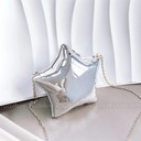 Strieborné akrylové večerné kabelky v tvare hviezdy pre ženy Značka bez marki