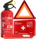 АВТОМОБИЛЬНЫЙ КОМПЛЕКТ ОГНЕТУШИТЕЛЬ 1кг ПРЕДУПРЕЖДАЮЩИЙ ТРЕУГОЛЬНИК ПОЖАРНЫЙ КОМПЛЕКТ