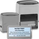 WAGRAF B3s ШТАМП ДЛЯ 6 СТРОК НАЗВАНИЕ КОМПАНИИ ОФИСНЫЙ ДИЗАЙН + ЛАСТИК