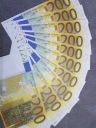 Банкноты 200 ЕВРО для развлечения и обучения, упаковка 100 штук + БЕСПЛАТНО