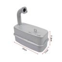 MUFFLER CIAGNIKA CAST IRON PROSTOKATNY MUFFLER CIAGNIKA SILVER  photo 10