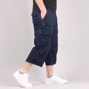 Capri Long Cargo Shorts Men 2022 Summer Casual Cot Marka bez marki