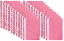 Папка с булавками мягкая ПП, розовая, 20 шт. BIURFOL