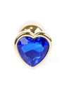 Plug-Jewellery Gold Heart PLUG- Dark Blue Kod producenta 64-00041
