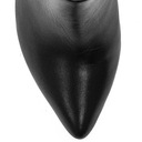 Dámske členkové čižmy Artiker 45C0761 Kožené čierne veľ.36 Farba podrážky čierna