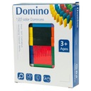 DOMINO DREVENÉ KOCKY VEĽKÁ SKLADAČKA 120 EL. Výška produktu 17 cm