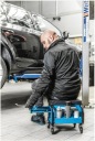 Сиденье, табурет, стул для мастерской с выдвижными ящиками Hogert HT7G560
