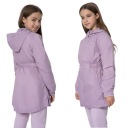 ОСЕННЯЯ СПОРТИВНАЯ КУРТКА 4F СОФТШЕЛЛ ДЛЯ ДЕВОЧЕК