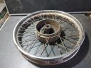 MOTORCYCLE JAWA CZ WHEEL HUB DISK 18 INCHES PERID BACK ORIGINAL PRL  photo 7