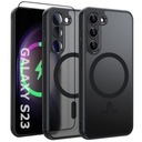 ETUI do SAMSUNG GALAXY S23 5G do Magsafe MATOWE MATT CASE SZKŁO 5D PREMIUM