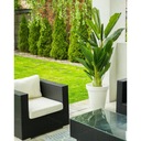Горшок Terrace Garden Flower Pot, белый, большой, высота 45 см, Вазон Modern Balcony