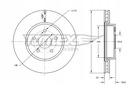 DISCO DE FRENADO FORD KUGA 13- PARTE DELANTERA (320X25MM) TOMEX BRAKES 