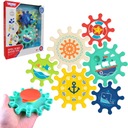 ИГРУШКА ДЛЯ ВАННЫ ВРАЩАЮЩИЕСЯ МЕХАНИЗМЫ СПИННЕР НА ПРИСОСКЕ НАБОР ВУПИ