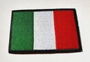 Nášivka na suchý zips Taliansko emblém talianska vlajka 5x8cm originál / replika originálny