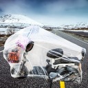 4 SZT. JEDNORAZOWE PRZEZROCZYSTE ЧОХОЛ NA MOTOCIKLAI ЗАХИСТ ПЕРЕД BRUDEM I DESZCZEM  фото 11