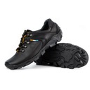 Skórzane buty męskie trekkingowe sznurowane POLSKIE 214GT czarne 45 Rozmiar 45