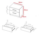 Комплект мебели для спальни: кровать, комод, стол, шкаф 150 см BARI