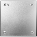 Таблетка из красного магнетического стекла 45x45 см NAGA