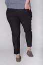 Nohavice CEVLAR s lemom farba čierna veľkosť 50 Model zwężana nogawka, długość 7/8, świderek na nogawce