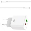 Сетевое зарядное устройство PD Cube мощностью 20 Вт, USB-кабель для Motorola Edge+