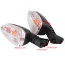 2 PIEZAS LUZ DIRECCIONAL MOTOCYKLA BMW F800 PRZEZROCZYST 