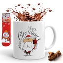 РОЖДЕСТВЕНСКАЯ КРУЖКА + НОСКИ + выкройки