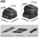 СУМКА ЗАДНЯ RHW REARBAG PRO NA СИДІННЯ БАГАНИК POSZERZANA 23 - 35 LITROW  фото 8