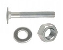 НЕСУЩИЙ ВИНТ M8x70 + ГАЙКА + ШАЙБА 10 комплектов