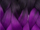 Syntetické vlasy na vrkoče ombre farebné Značka Verk Group
