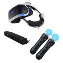 PLAYSTATION VR GOGLE OKULARY PS4 + 2x MOVE + KAMERA - KOMPLET