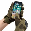 Военные тактические перчатки небьющегося размера. XL Зеленый Хаки Оливковый