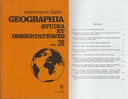 ГЕОГРАФИЯ исследования и диссертации том 28 UŚ