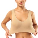 Бюстгальтер TOP SPORTS, бюстгальтер push up FOR GYMS, M/L FITNESS, бежевый