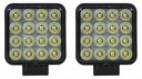 ГАЛОГЕННАЯ РАБОЧАЯ ЛАМПА 16 LED 12V 24V Светодиодный прожектор OSRAM SQUARE 64W IP68