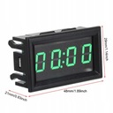 ELEKTRONICZNY DIGITAL RELOJ AUTO DIODO LUMINOSO LED 