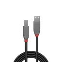Lindy 36676 Kabel USB 2.0 typ A-B Anthra Line - 7,5m Kod producenta 36676