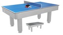 Двусторонний чехол для стола для бильярда, настольного тенниса и настольного тенниса длиной 7 футов.