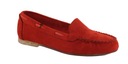 Sergio Leone Women's Red Moccasins Mk772 R.37
