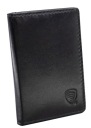 КОЖАНЫЙ КОШЕЛЕК МАЛЕНЬКИЙ КОЖАНЫЙ чехол для платежных карт с защитой RFID 77TPBL