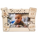 ДЕРЕВЯННАЯ РАМКА ДЛЯ ДЕТСКОГО ФОТО КРЕЩЕНИЕ ПОДАРОК ​​ГРАВИРОВКА