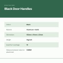INANDOUTDOORMATCH - РУЧКИ ДВЕРЕЙ - ЧОРНИЙ - 10 ШТУК  (18910870157) фото min 5